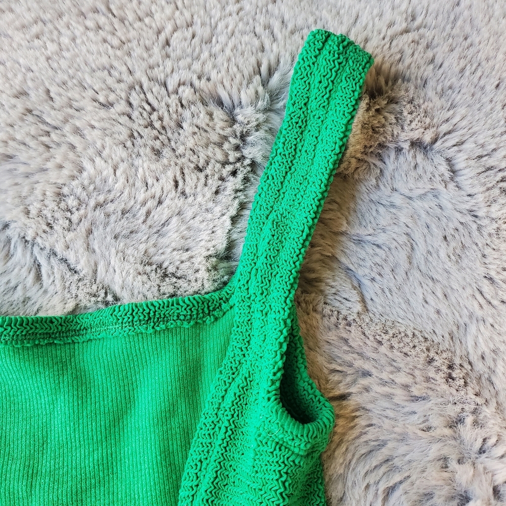 Hunza G Square Neck One Piece in Emerald - Picture 10 of 16